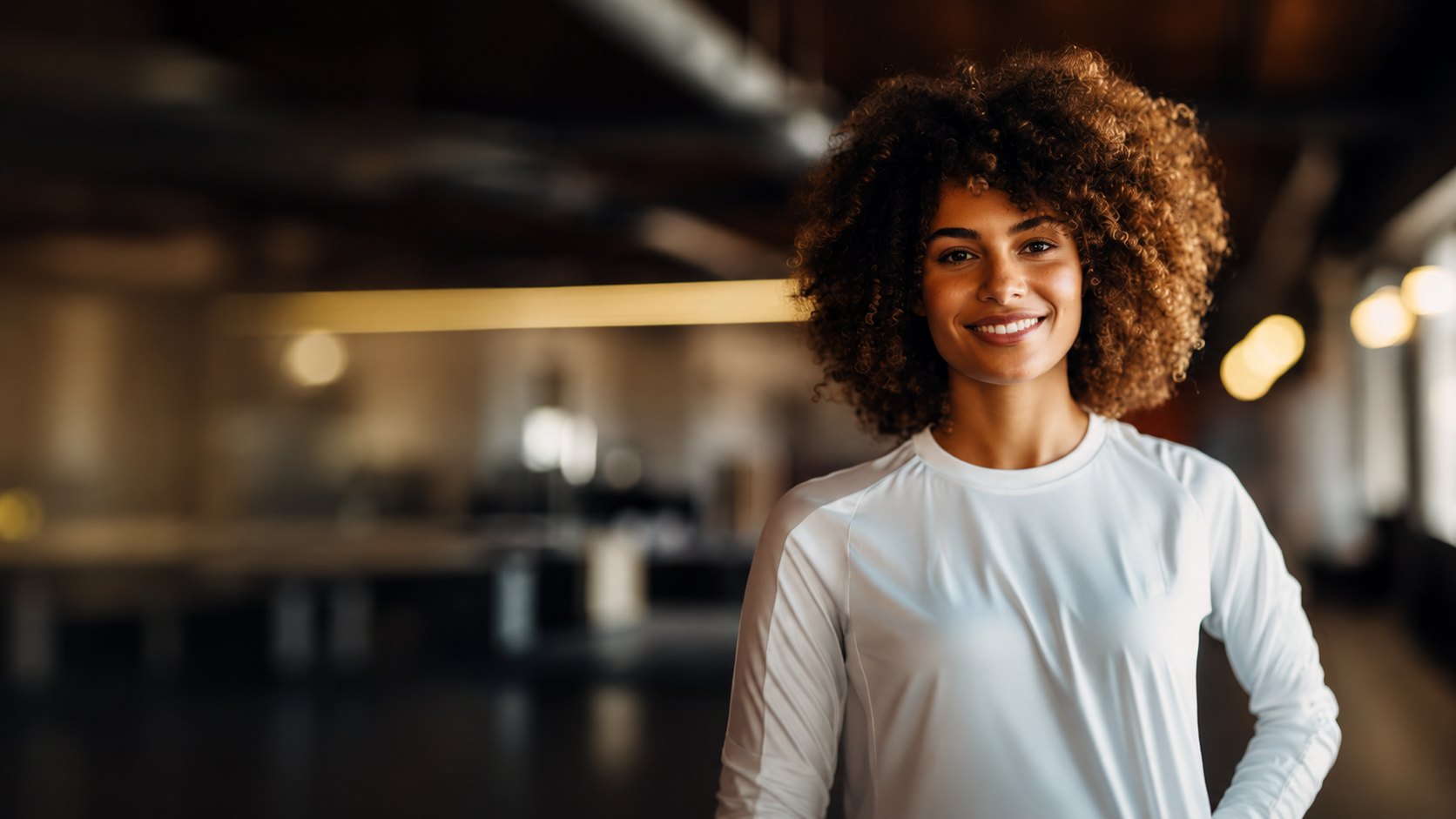 Profissional em um ambiente de trabalho moderno